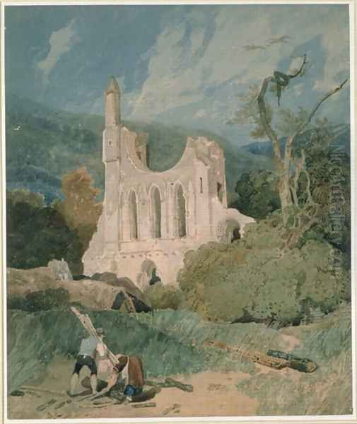 Byland Abbey Yorkshire, c.1809 - view 1
