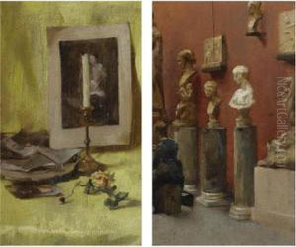 Museum Interior; Still Life With A Candle - view 1