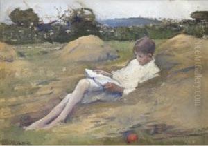Alec Reading by Elizabeth A.Stanhope Forbes