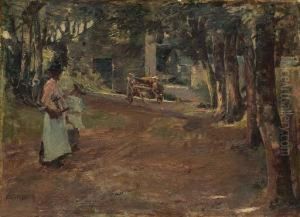 On A Country Road by Elizabeth A.Stanhope Forbes