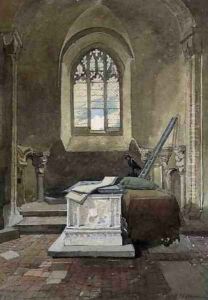 Jesus Chapel, Norwich Cathedral, c.1807 by John Sell Cotman