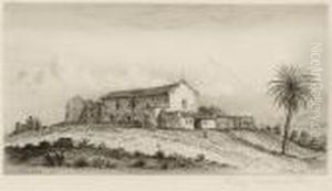 View Of San Diego Mission, 
California, Pl. 1, From Etchings Of The Franciscan Missions Of 
California by Henry Chapman Ford