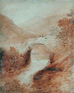Pontaber, Glasllyn, North Wales, 1802 by John Sell Cotman