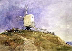 Windmill on a Hill by John Sell Cotman
