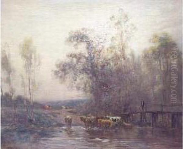 Vaches A La Riviere - view 1