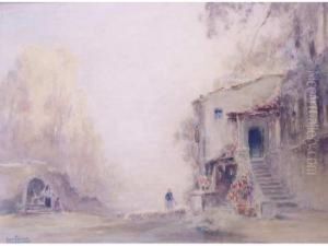 La Gardienne De Troupeau by Henri Foreau
