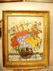 Bouquet De Fleurs by Henri Claudius Forestier
