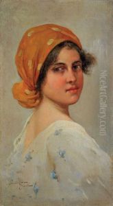 Ritratto Di Giovanetta by Eduardo Forlenza