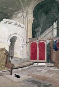 Interior of Norwich Cathedral by John Sell Cotman