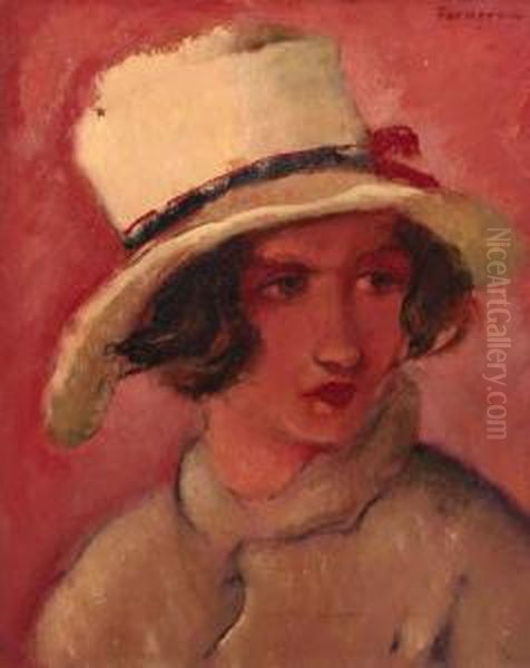 Girl With Summer Hat - view 1