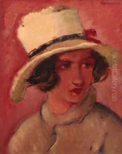 Girl With Summer Hat