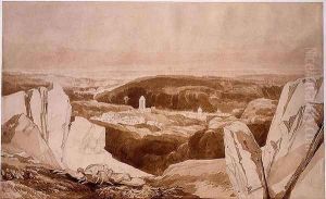 Domfront, from the Normandy Series, c.1823 by John Sell Cotman
