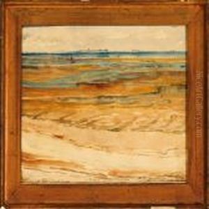 Parti Fra Fano Strand by Carl Johan Forsberg