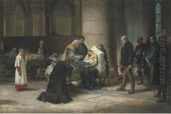 "la Fin D'un Heros", (souvenir Du Siege De Paris 1870-1871) - view 1