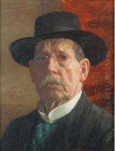 Self-portrait by Nils The Elder Forsberg