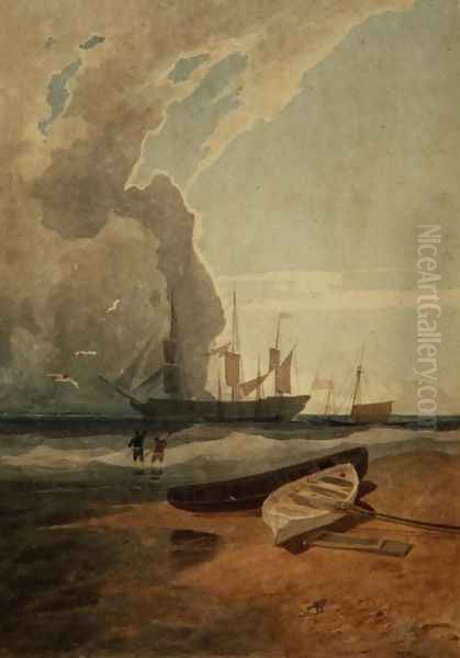 The Mars Riding at Anchor off Cromer, c.1807 - view 1