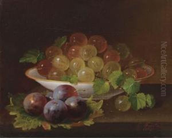 Plums And Gooseberries - view 1