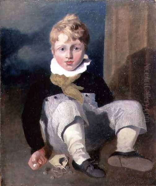 Boy at Marbles (Henry Cotman) 1808 - view 1