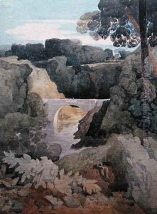 New Bridge, Durham, c.1805-06 by John Sell Cotman