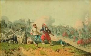 Episode De La Campagne D'italie by Theodore Fort