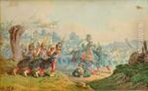 Episode De La Campagne D'italie by Theodore Fort