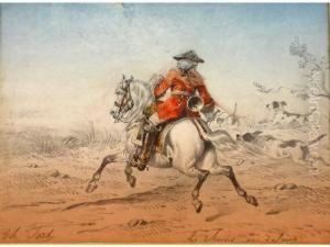 Fort, 4 Gravures Signees Et Titres, 1x13cm by Theodore Fort
