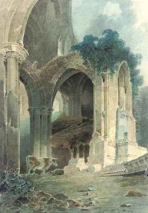 Rievaulx Abbey, Yorkshire by John Sell Cotman