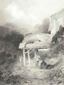 A study of farm buildings by John Sell Cotman
