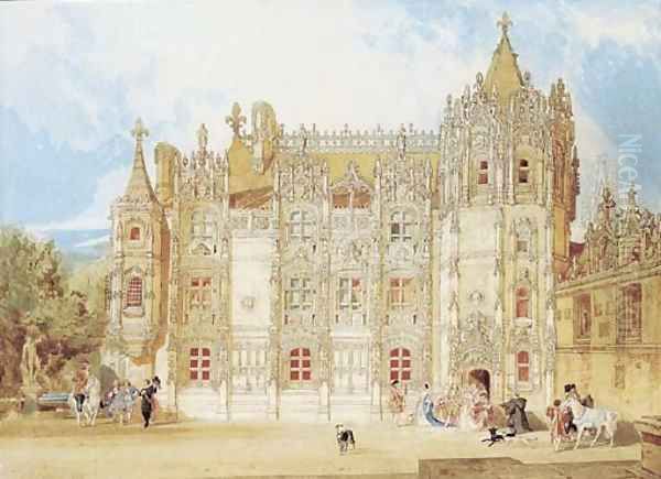 Abbatial House, Abbey of St Ouen, Rouen - view 1
