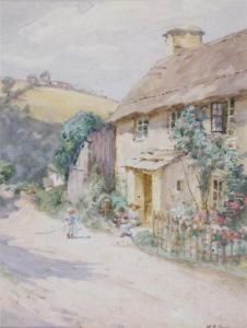 Children By A Cottage Children By A Cottage