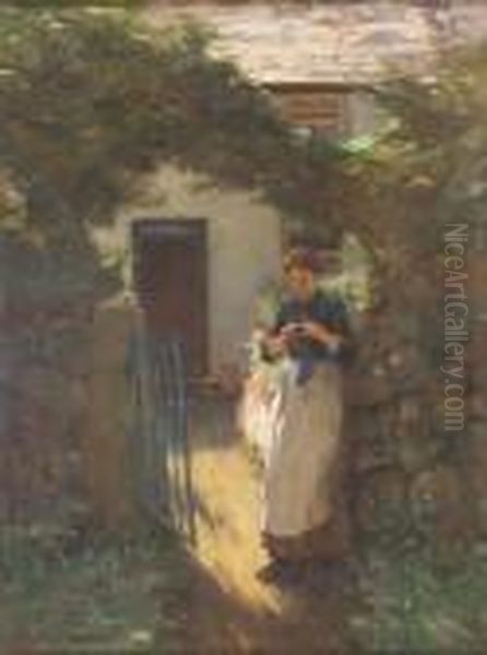 The Blue Scarf - view 1