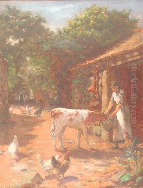 Feeding The Calf - view 1