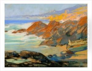 Les Rochers En Bord De Mer