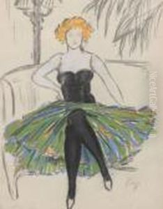Danseuse Au Fauteuil by Louis Fortuney