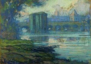 Moret-sur-loing by Louis Fortuney