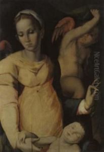 Madonna Mit Kind Und Engel