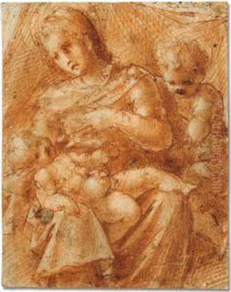 The Madonna And Child And St. John The Baptist - view 1