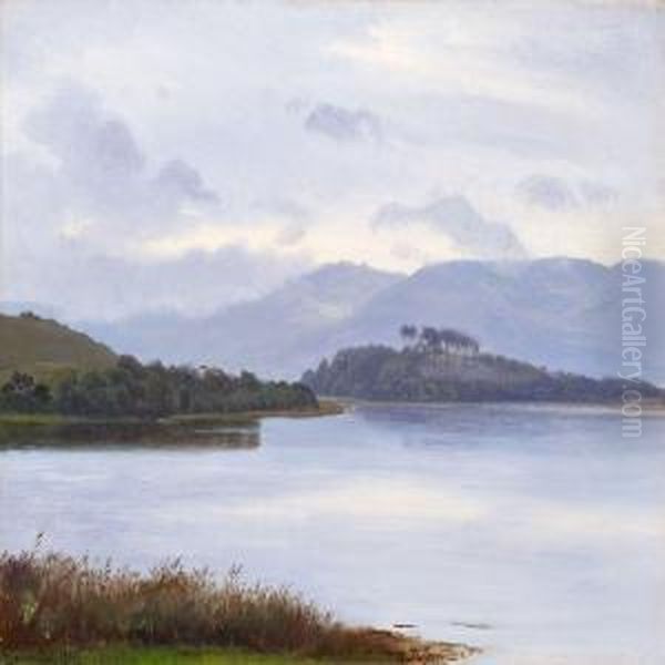 Lake Scenery Withhillsides - view 1