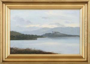 Landscape With A Lake by Harald Foss