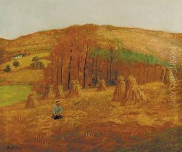 Corn Field And Autumn - view 1