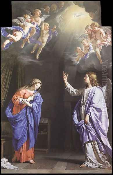 The Annunciation c. 1645 by Philippe de Champaigne