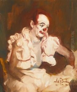 Clown Posed By Leon Franks by William Frederick Foster