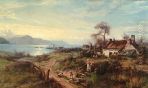 A View From Deganwy Over The River Conway Estuary by William Gilbert Foster