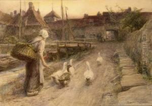 Thegoose-herd by William Gilbert Foster