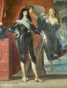 Louis XIII (1601-43) Crowned by Victory, 1635