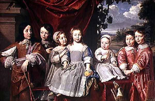 The Habert de Montmort Children, 1649 - view 1