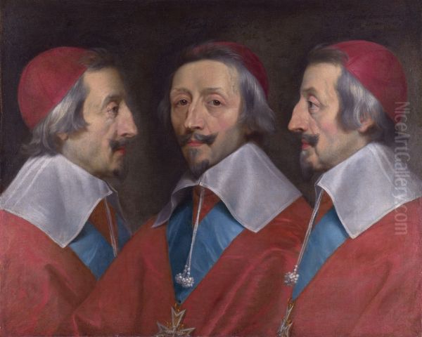 Triple Portrait of the Head of Richelieu, 1642 - view 1