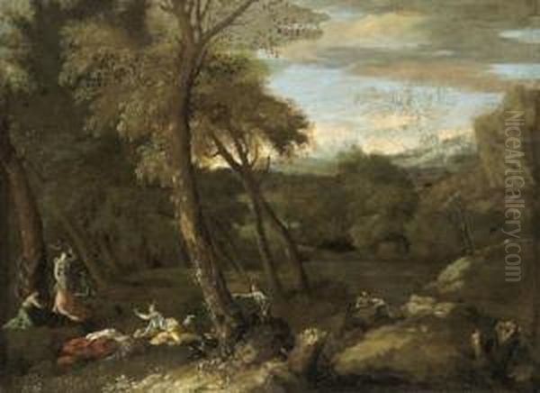 Nymphen In Einer Landschaft - view 1