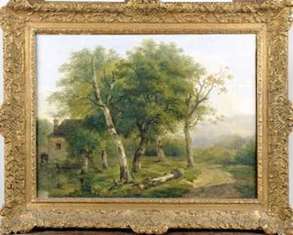Paysage Aux Grands Arbres - view 1