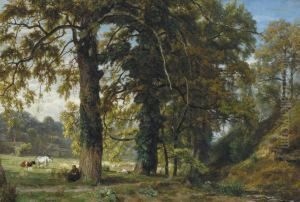 Shepherdess And Herflock (1863)